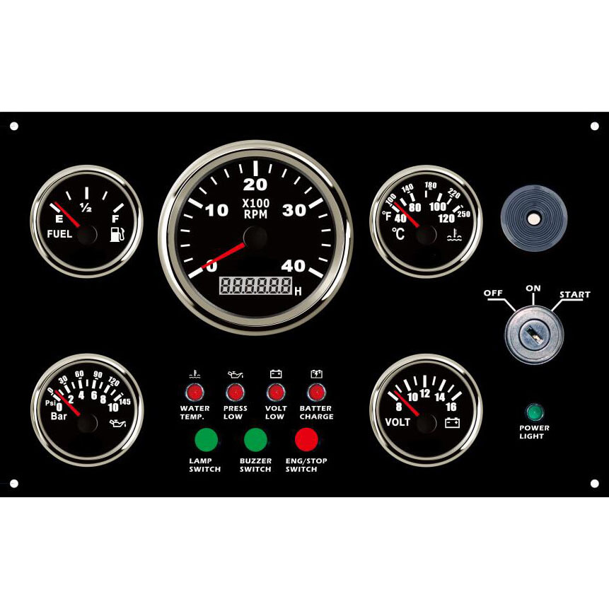 Boat Marine Gauge Panel Marine Gauges and sensors