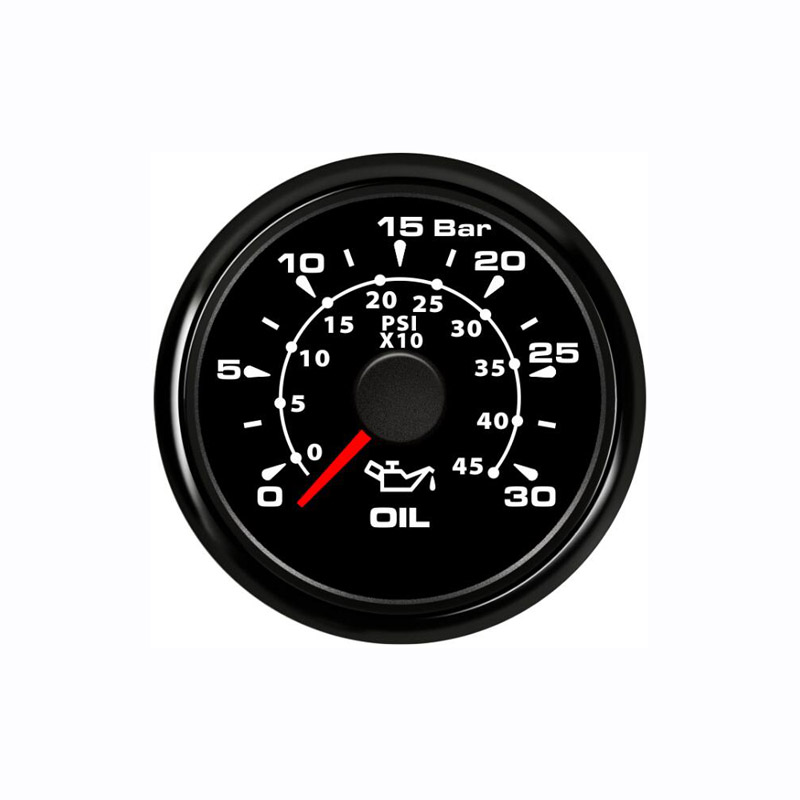 Analog Boat Oil Pressure Gauge Marine Gauges and sensors