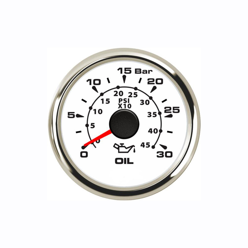 Analog Boat Oil Pressure Gauge Marine Gauges and sensors